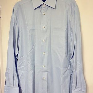 Tindari blue/white mens size 41-16 dress shirt